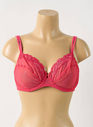 Soutien-gorge légère et transparente haut soutien-gorge emboitant rose ANDRES SARDA femme