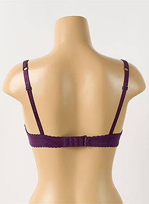 Soutien-gorge effet matière satinée haut soutien-gorge emboitant violet SANS COMPLEXE femme