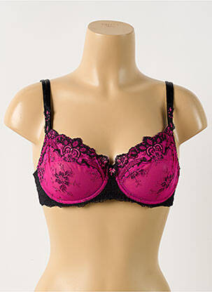Soutien-gorge légère et transparente haut soutien-gorge emboitant rose LISE CHARMEL femme
