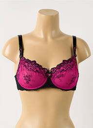 Soutien-gorge légère et transparente haut soutien-gorge emboitant rose LISE CHARMEL femme