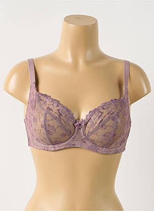 Soutien-gorge légère et transparente haut soutien-gorge emboitant rose PANACHE femme