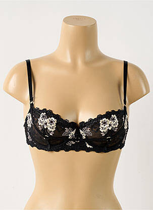 Soutien-gorge légère et transparente haut soutien-gorge emboitant noir AUBADE femme