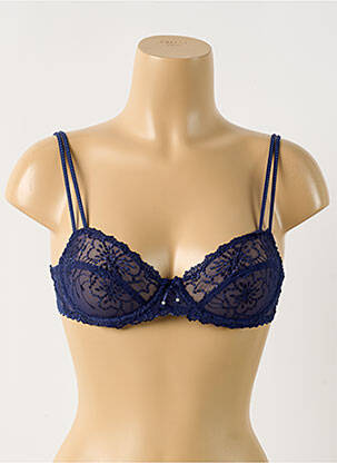 Soutien-gorge légère et transparente haut soutien-gorge emboitant bleu MARIE JO femme