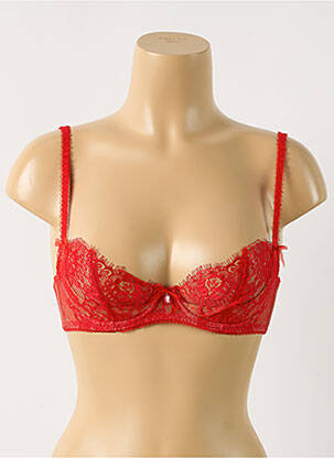 Soutien-gorge légère et transparente haut soutien-gorge emboitant rouge DCI CORPORATION femme