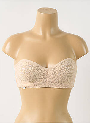 Soutien-gorge légère et transparente haut bandeau chair WACOAL femme