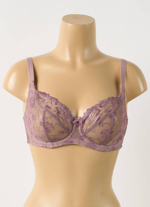 Soutien-gorge légère et transparente haut soutien-gorge emboitant rose PANACHE femme