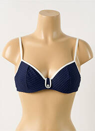 Haut de maillot de bain stretch haut soutien-gorge balconnet bleu MARIE JO femme