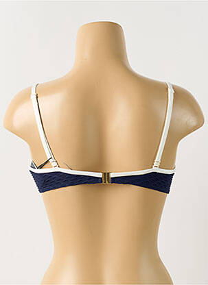 Haut de maillot de bain stretch haut soutien-gorge balconnet bleu MARIE JO femme