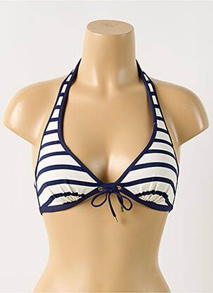 Haut de maillot de bain stretch haut soutien-gorge moulé bleu MARIE JO femme