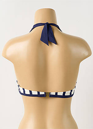 Haut de maillot de bain stretch haut soutien-gorge moulé bleu MARIE JO femme