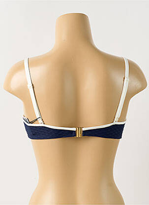 Haut de maillot de bain stretch haut soutien-gorge balconnet bleu MARIE JO femme