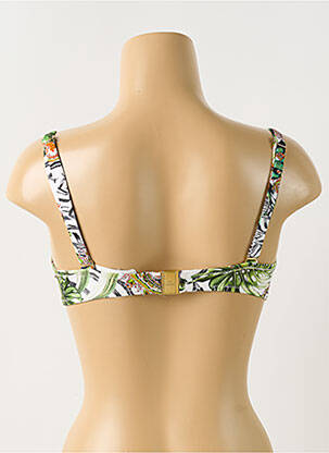 Haut de maillot de bain stretch haut soutien-gorge moulé vert LISE CHARMEL femme