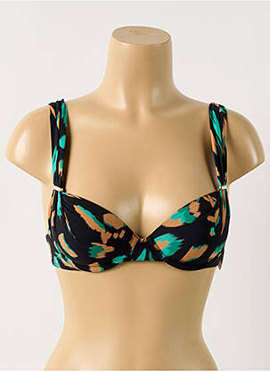 Haut de maillot de bain stretch haut soutien-gorge balconnet noir AUBADE femme