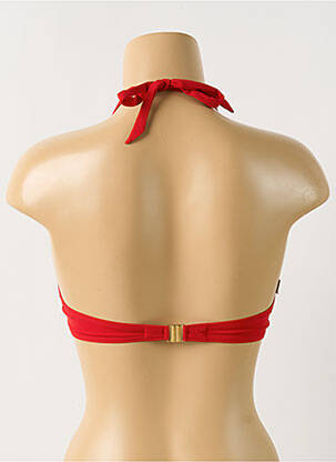 Haut de maillot de bain stretch haut soutien-gorge moulé rouge AUBADE femme