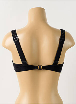 Haut de maillot de bain stretch haut soutien-gorge emboitant noir EMPREINTE femme