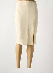 Jupe mi-longue beige RINASCIMENTO pour femme seconde vue