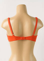 Haut de maillot de bain orange EMPREINTE pour femme seconde vue
