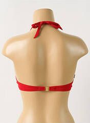 Haut de maillot de bain rouge AUBADE pour femme seconde vue