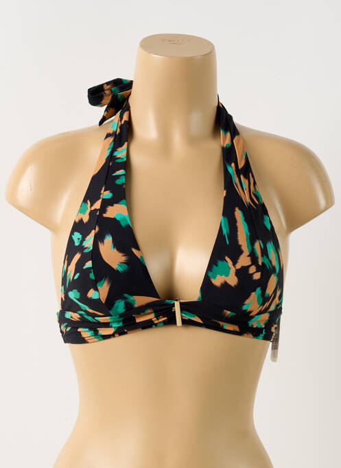 Haut de maillot de bain stretch haut triangles noir AUBADE femme