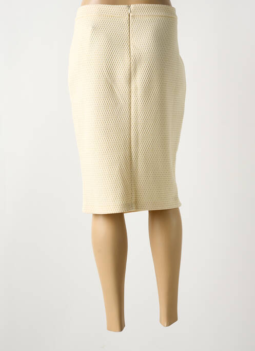 Jupe mi-longue beige RINASCIMENTO pour femme