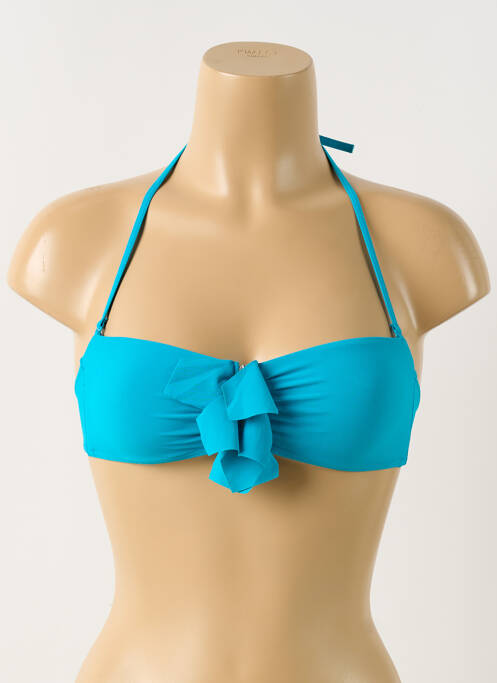 Haut de maillot de bain bleu LEJABY pour femme