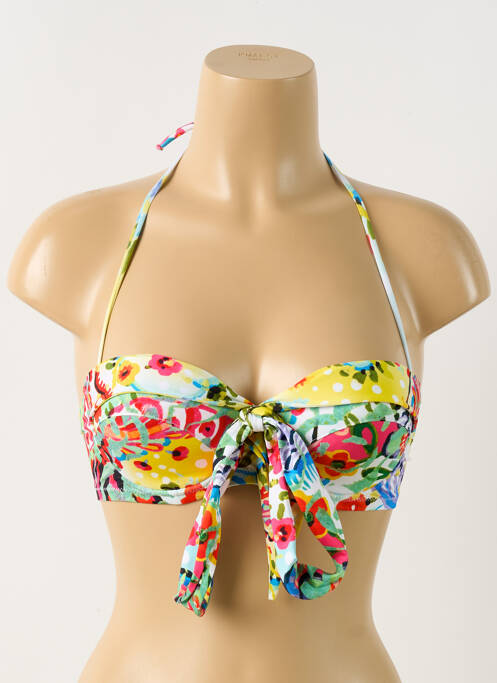 Haut de maillot de bain jaune PAIN DE SUCRE pour femme