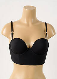 Soutien-gorge effet matière satinée haut soutien-gorge moulé noir WACOAL femme