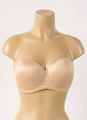 Soutien-gorge effet matière satinée haut soutien-gorge moulé chair WACOAL femme