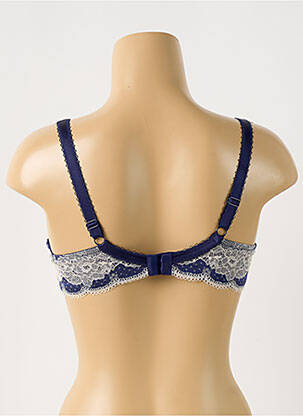 Soutien-gorge effet matière satinée haut soutien-gorge moulé bleu PANACHE femme