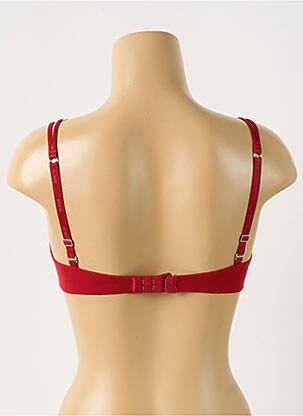 Soutien-gorge effet matière satinée haut soutien-gorge moulé rouge SLOGGI femme