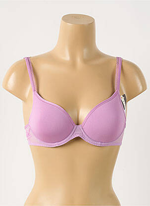Soutien-gorge broderie haut soutien-gorge moulé violet SIMONE PERELE femme