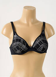 Soutien-gorge effet matière satinée haut soutien-gorge moulé noir MARIE JO femme