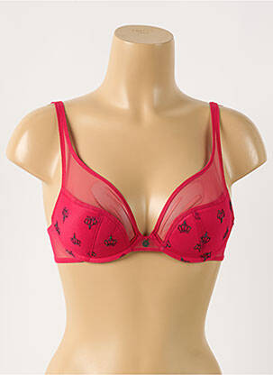Soutien-gorge haut soutien-gorge push-up haut soutien-gorge push-up rouge BARBARA femme