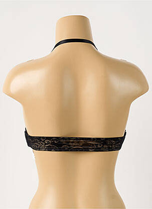 Soutien-gorge effet matière satinée haut soutien-gorge moulé noir AUBADE femme
