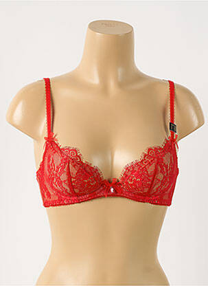 Soutien-gorge légère et transparente haut soutien-gorge moulé rouge DCI CORPORATION femme