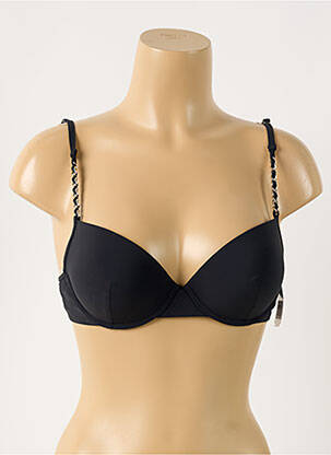 Soutien-gorge effet matière satinée haut soutien-gorge push-up noir AUBADE femme