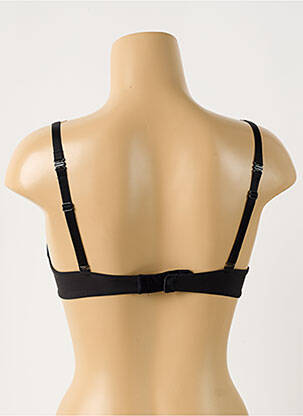Soutien-gorge effet matière satinée haut soutien-gorge push-up noir BARBARA femme