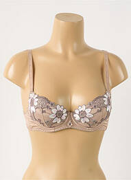 Soutien-gorge effet matière satinée haut soutien-gorge push-up chair SAWREN femme