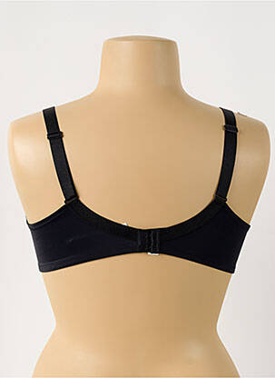 Soutien-gorge effet matière satinée haut soutien-gorge emboitant noir ANTINEA femme