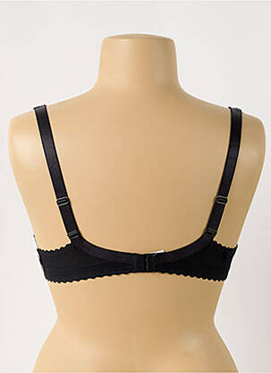Soutien-gorge effet matière satinée haut soutien-gorge moulé noir LOUISA BRACQ femme