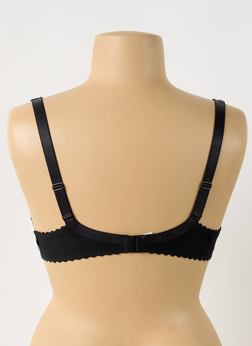 Soutien-gorge effet matière satinée haut soutien-gorge moulé noir LOUISA BRACQ femme