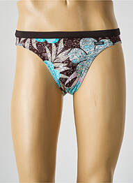 Slip de bain imprimé fantaisie marron HOM homme