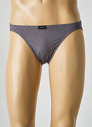 Slip tissage popeline gris HOM homme