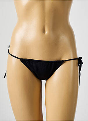 Bas de maillot de bain stretch bikini noir RASUREL femme