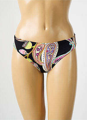 Bas de maillot de bain imprimé fantaisie culotte noir EMPREINTE femme