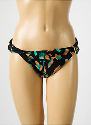 Bas de maillot de bain imprimé fantaisie culotte noir AUBADE femme