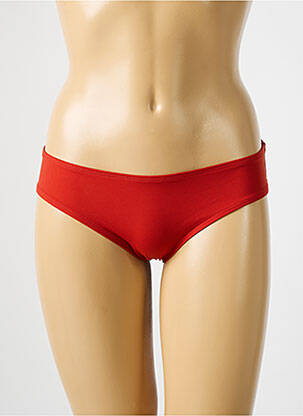 Bas de maillot de bain stretch culotte orange EMPREINTE femme