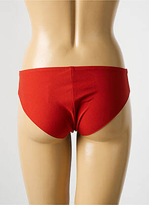Bas de maillot de bain stretch culotte orange EMPREINTE femme
