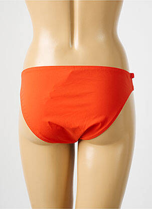 Bas de maillot de bain stretch culotte orange EMPREINTE femme