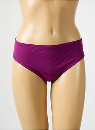 Bas de maillot de bain stretch culotte violet RASUREL femme